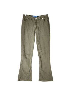 Levis Jeans Womens 10 Silver Tab Green Stretch Denim Bootcut Relaxed *Read*